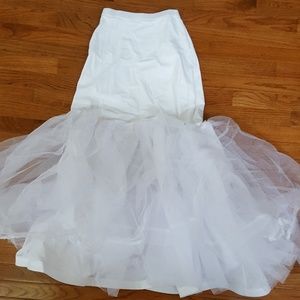 White A Line Slip from David's Bridal